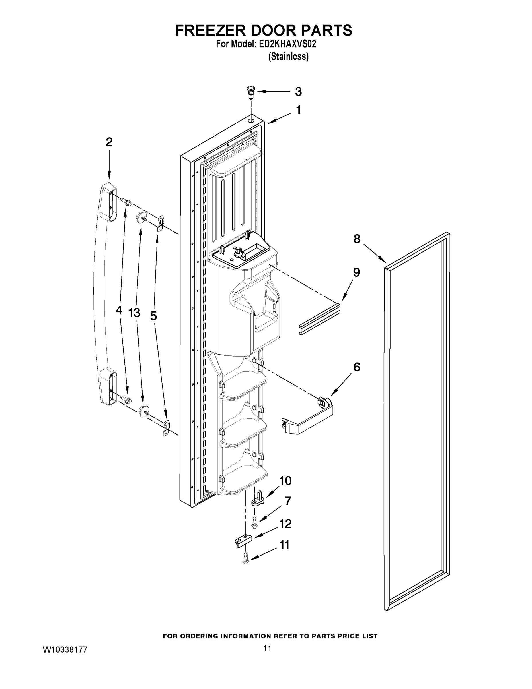 07 - FREEZER DOOR PARTS