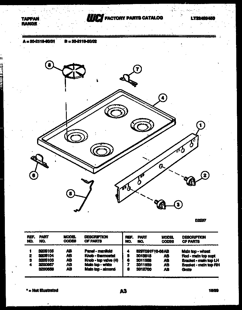 03 - COOKTOP PARTS