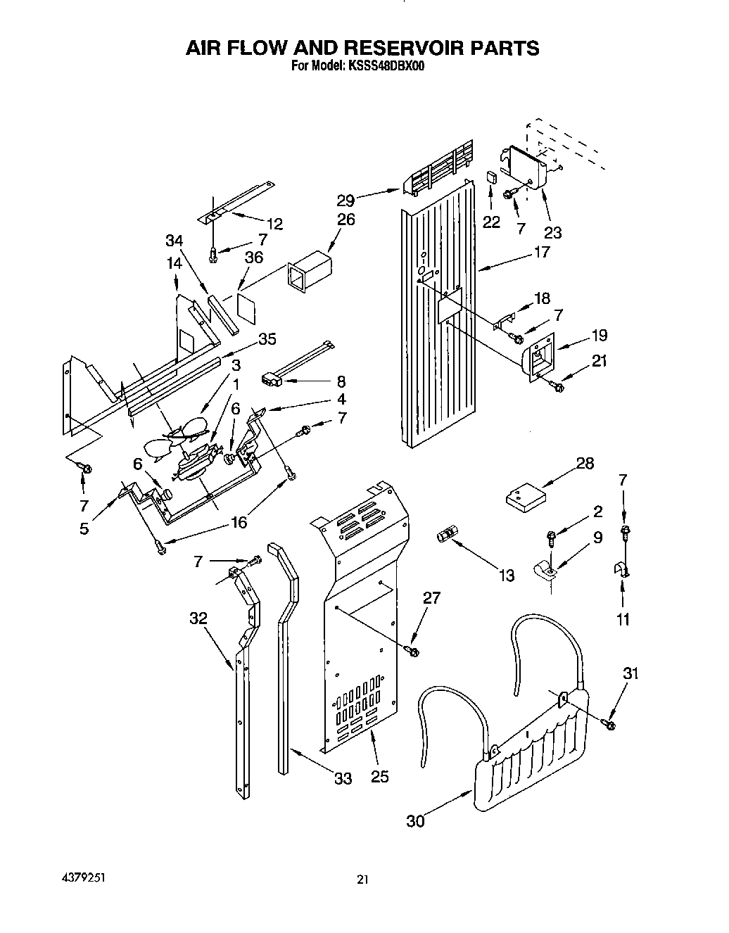 12 - AIR FLOW AND RESERVOIR