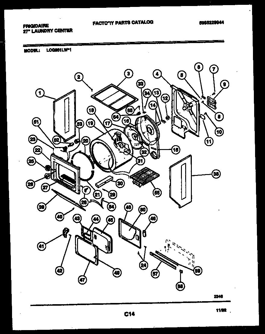 02 - CABINET AND COMPONENT PARTS