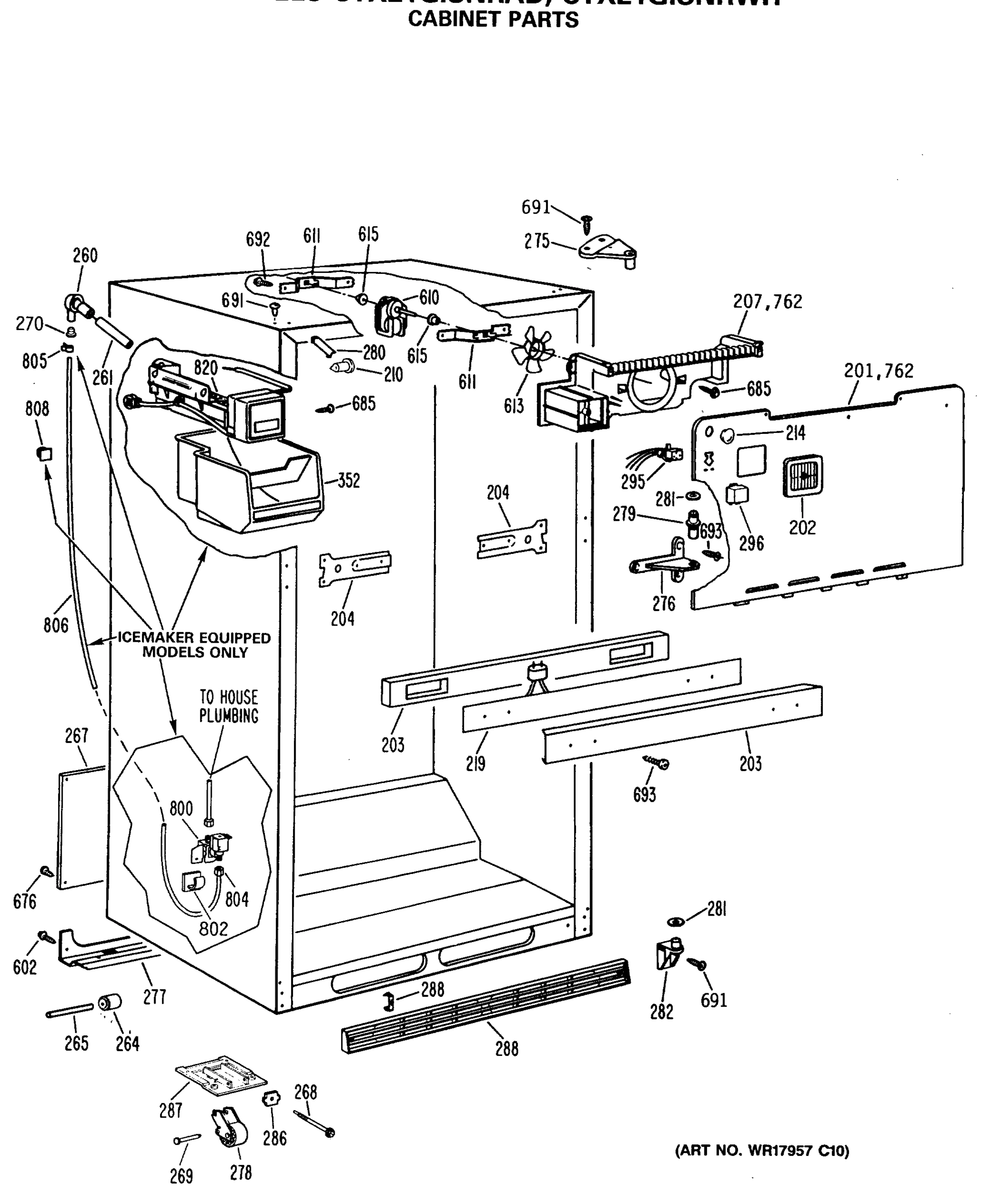 CABINET PARTS