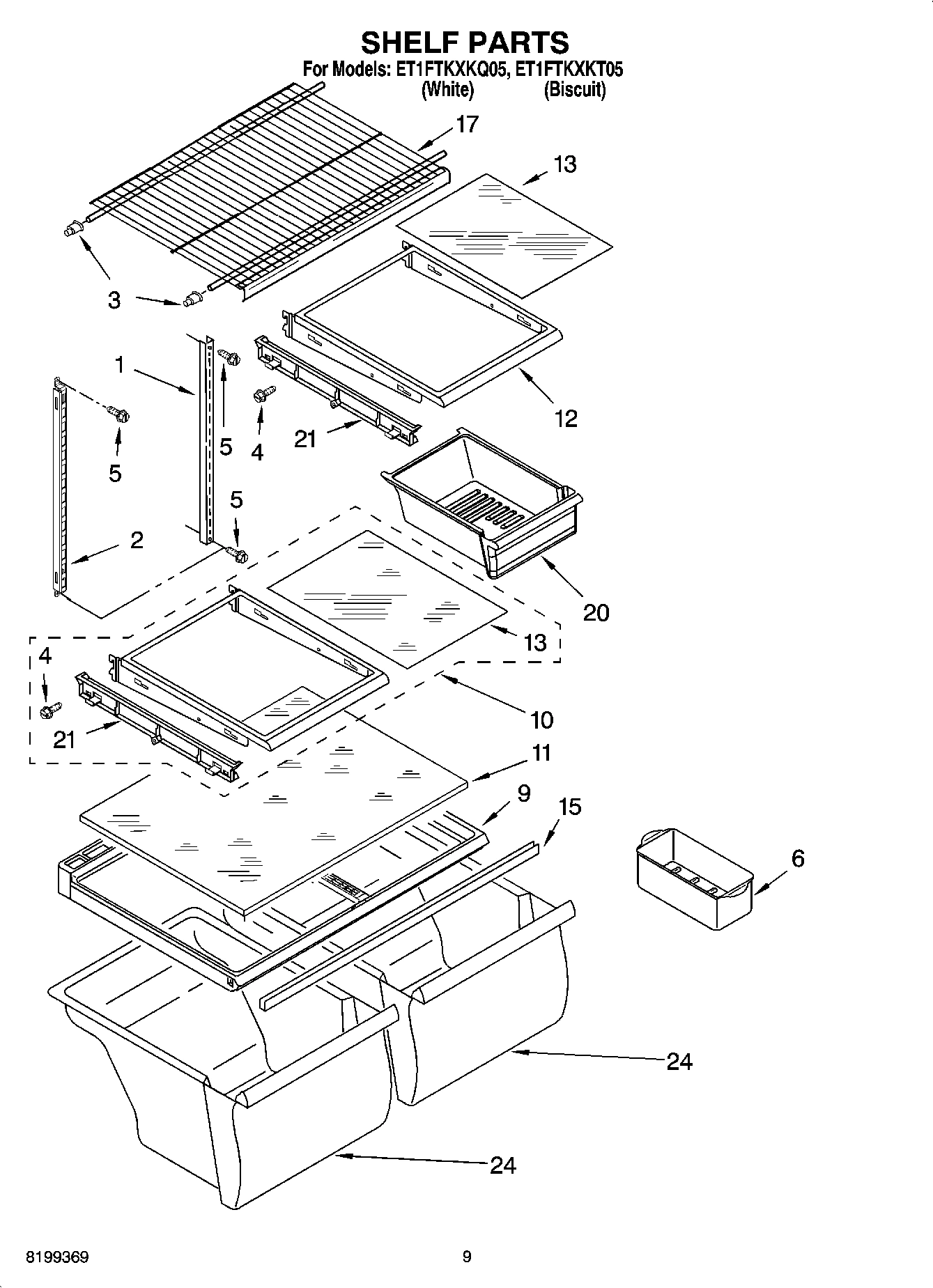 05 - SHELF PARTS, OPTIONAL PARTS