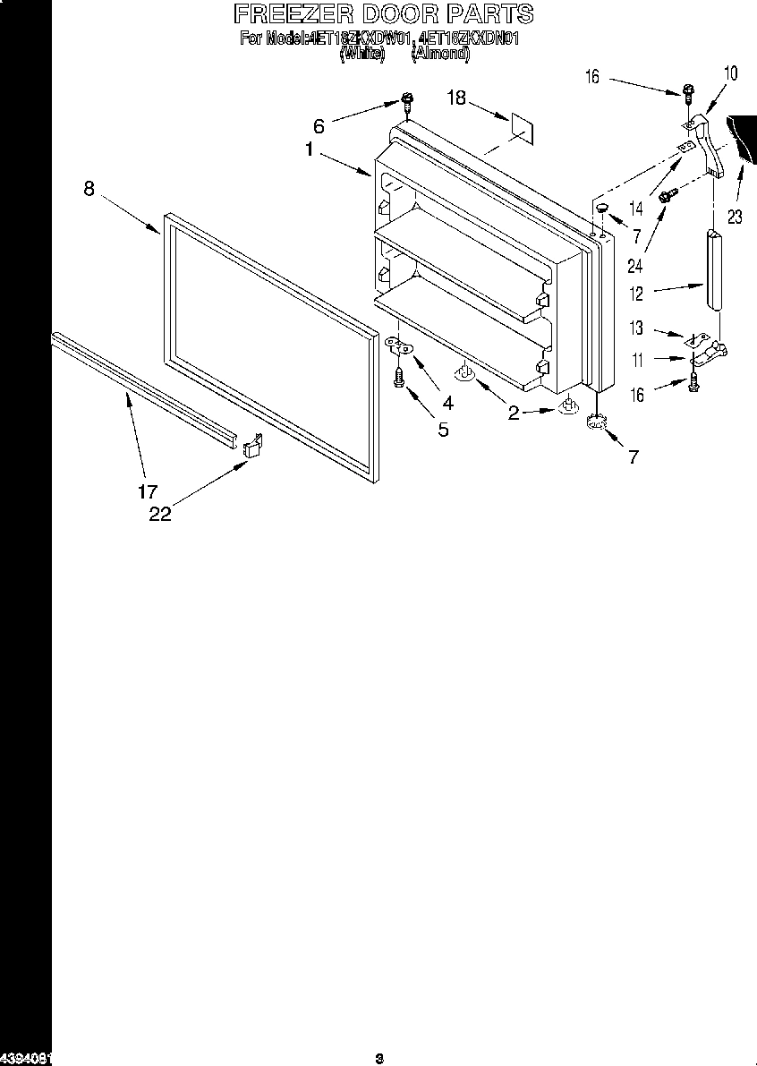 02 - FREEZER DOOR