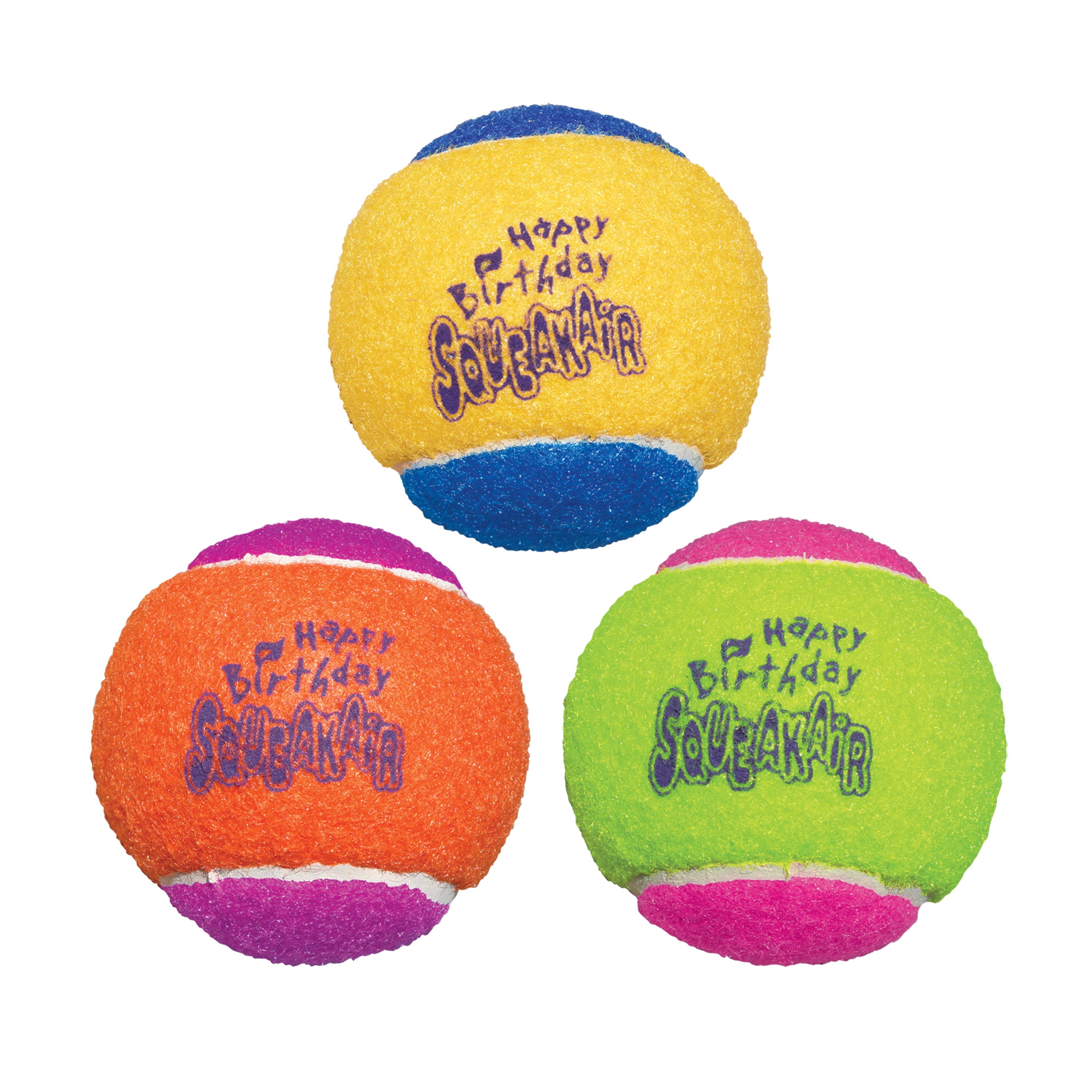 SqueakAir Birthday Balls 3-pk offpack product image