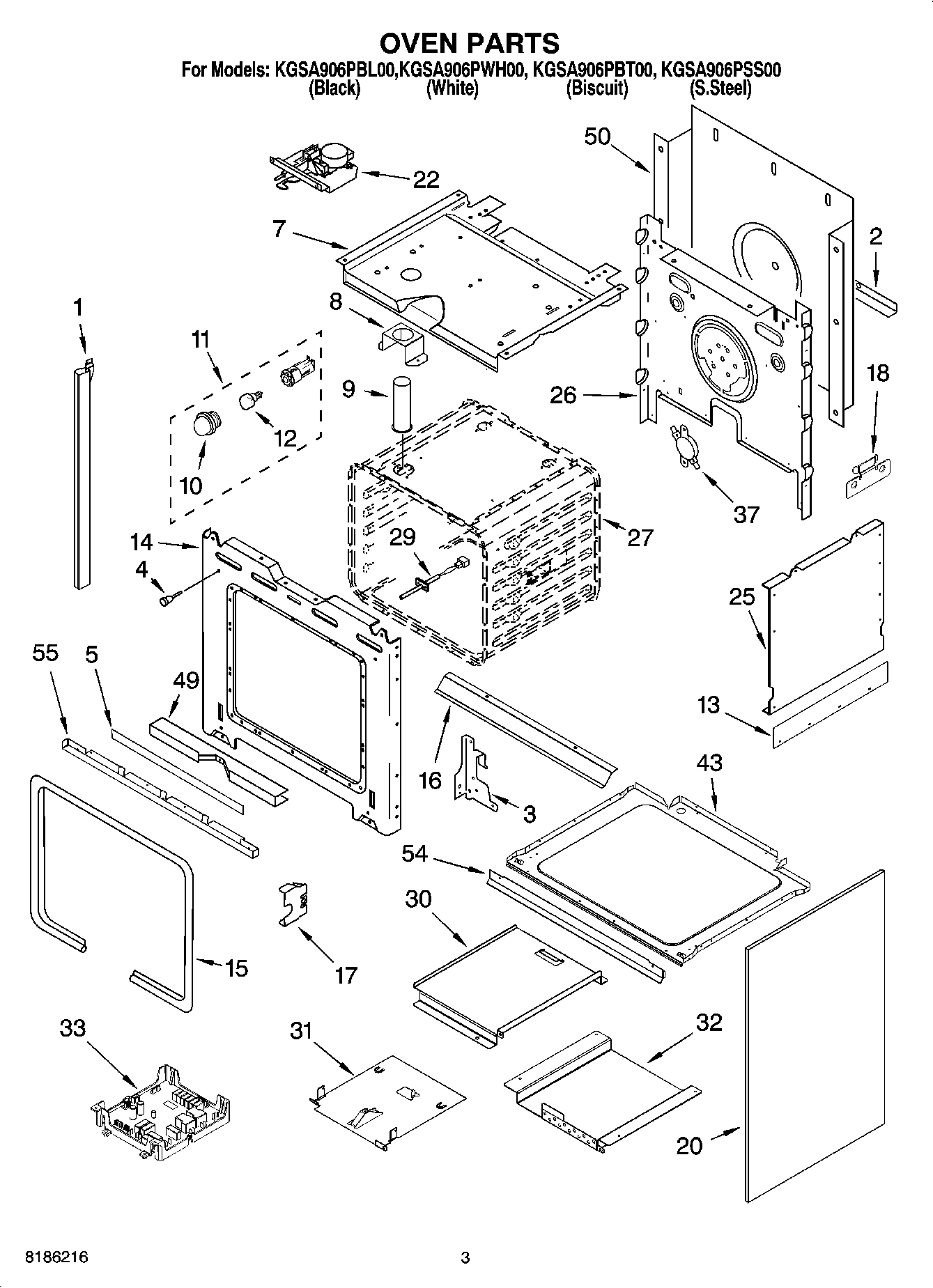 02 - OVEN PARTS