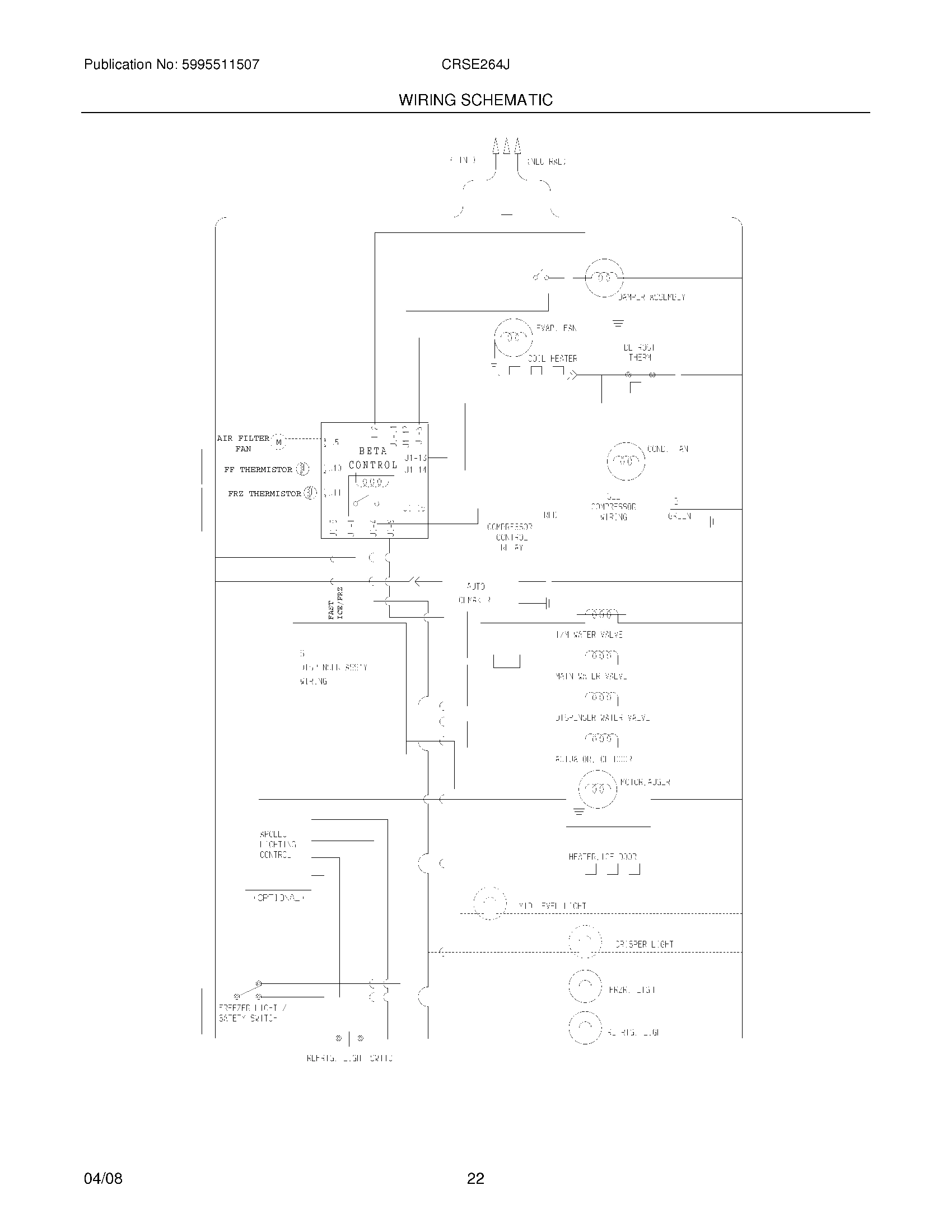 22 - WIRING SCHEMATIC
