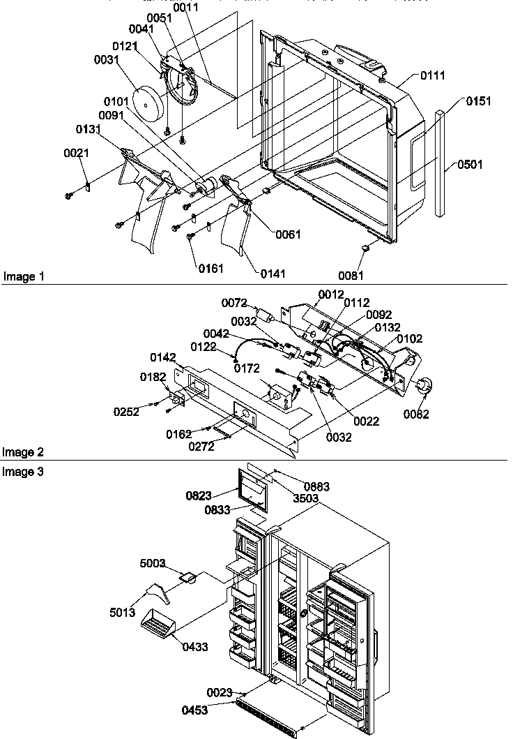 09 - ICE-WATER CAV/ELEC BRKT ASSY/TOE GRILLE