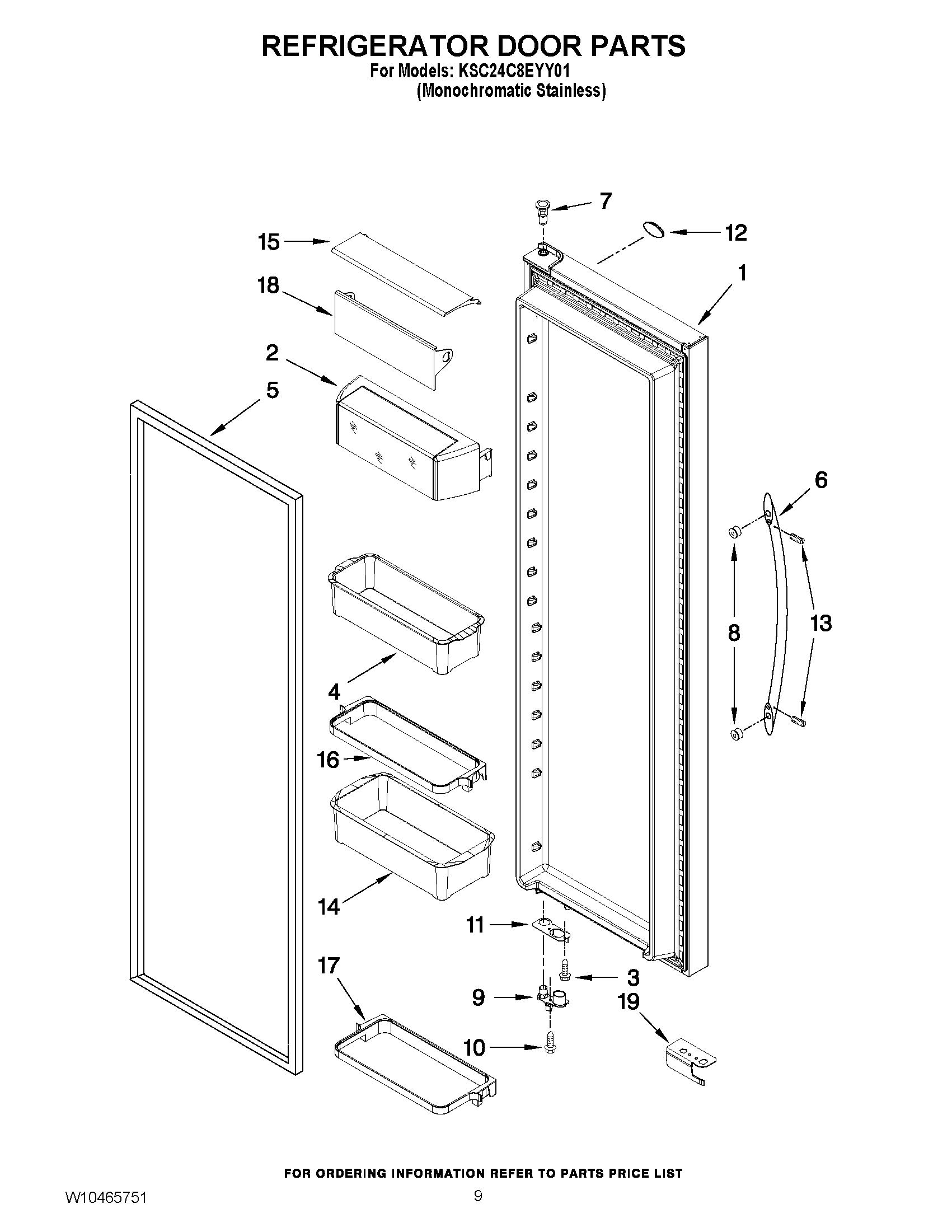 06 - REFRIGERATOR DOOR PARTS