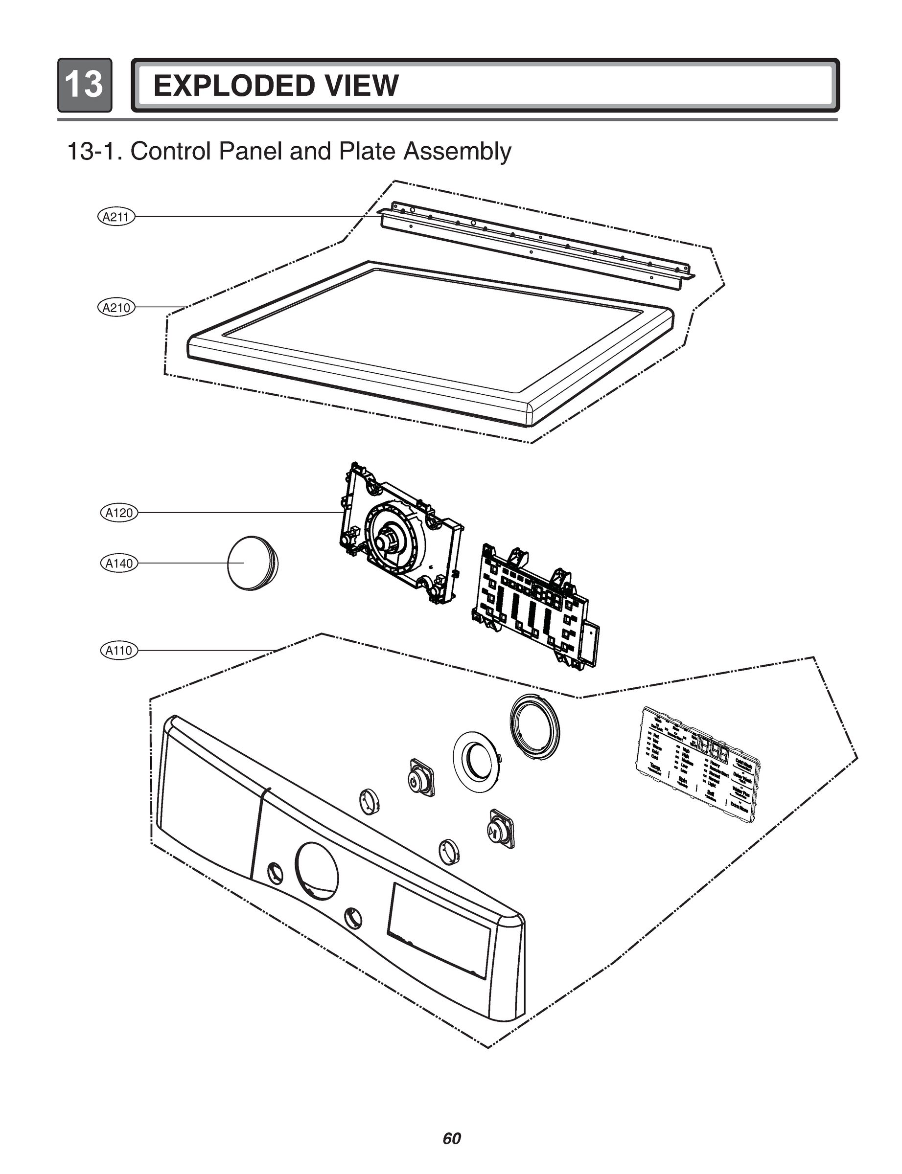 CONTROL PANEL AND PLATE ASSEMBLY
