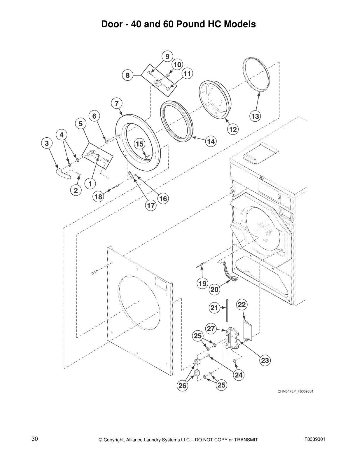 Door - 40 and 60 Pound HC Models