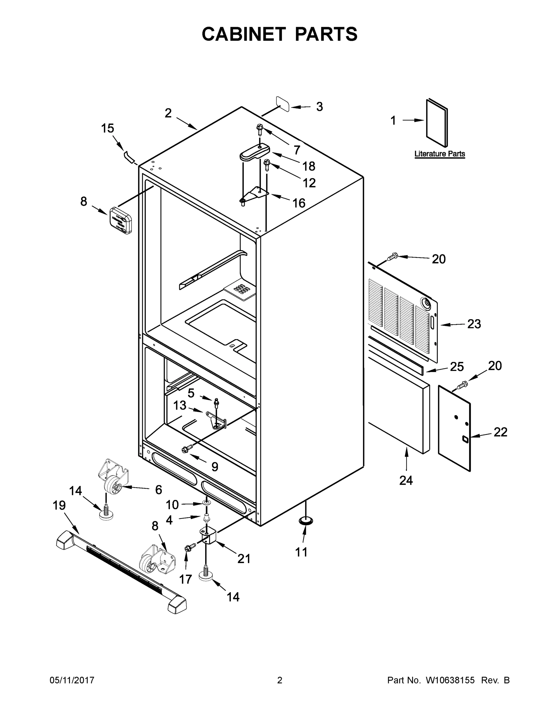 02 - CABINET PARTS