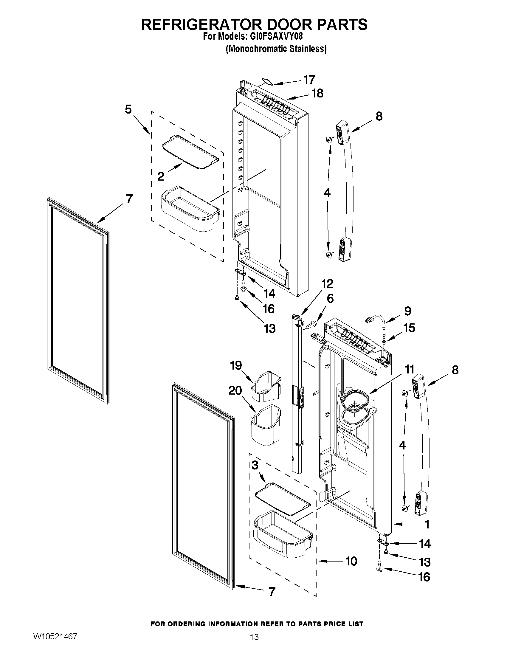 07 - REFRIGERATOR DOOR PARTS
