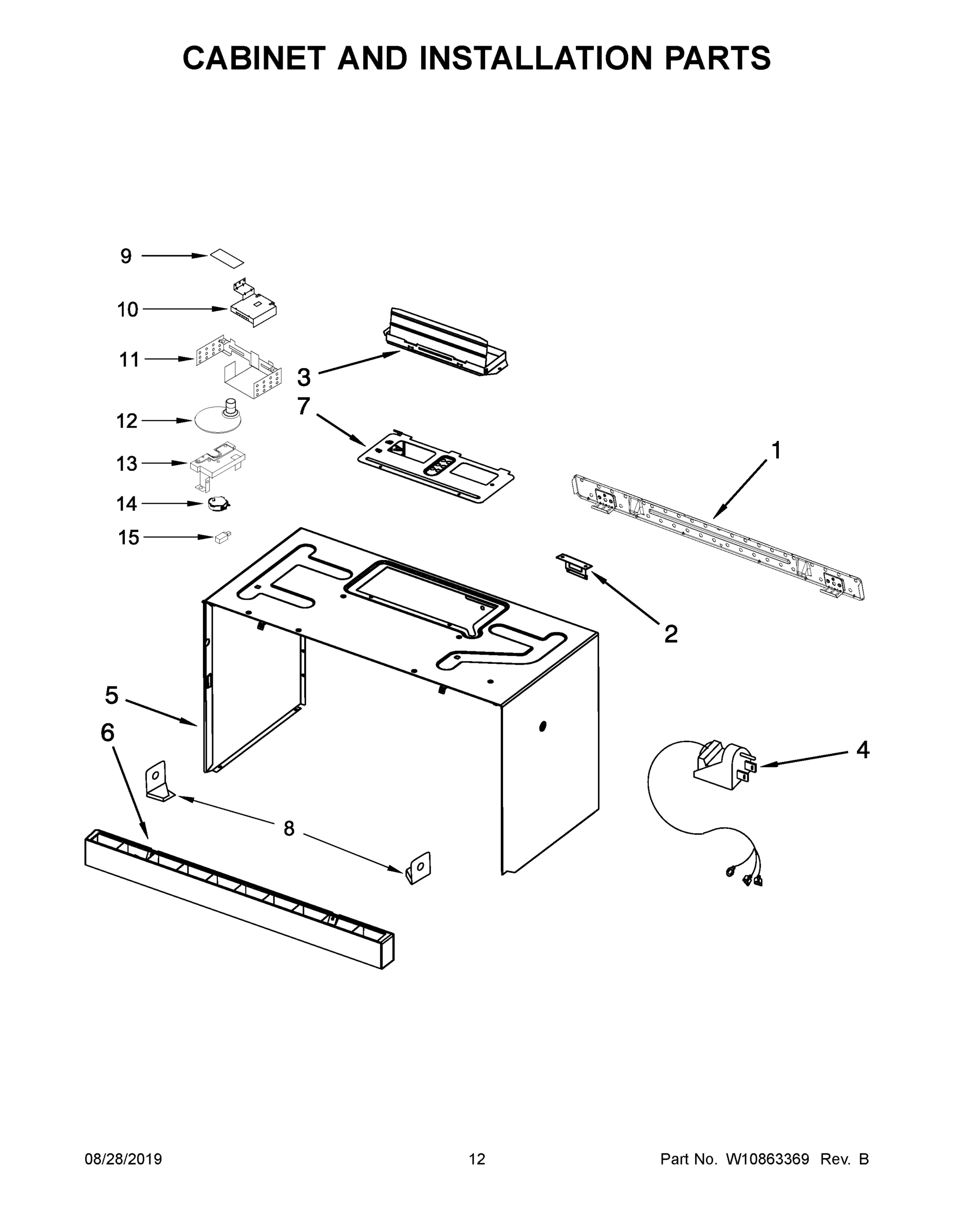 07 - CABINET AND INSTALLATION PARTS