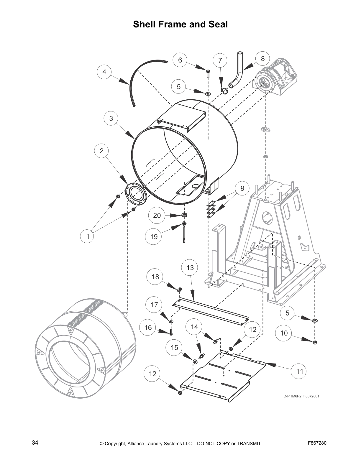 Shell Frame and Seal