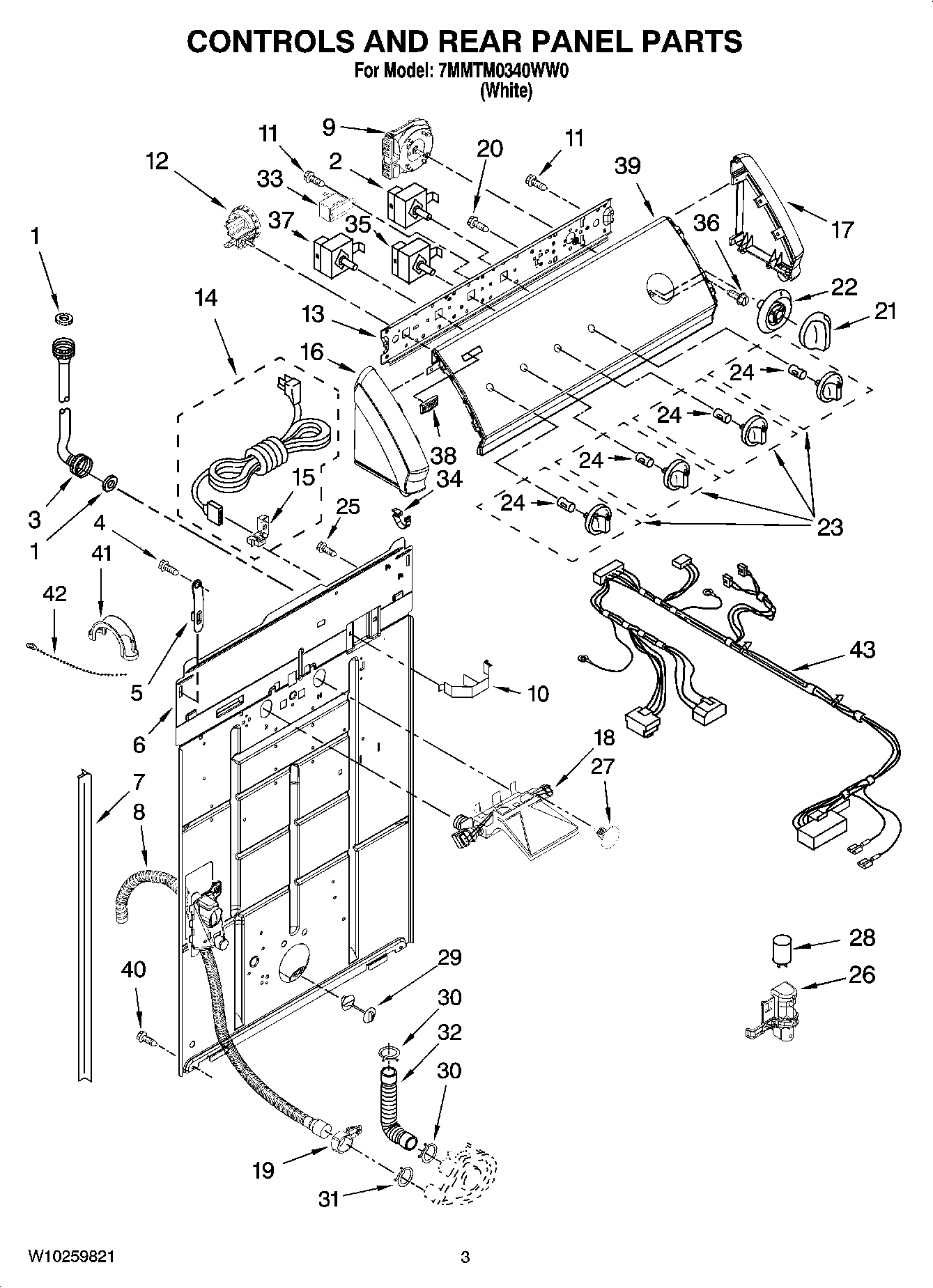 02 - CONTROLS AND REAR PANEL PARTS