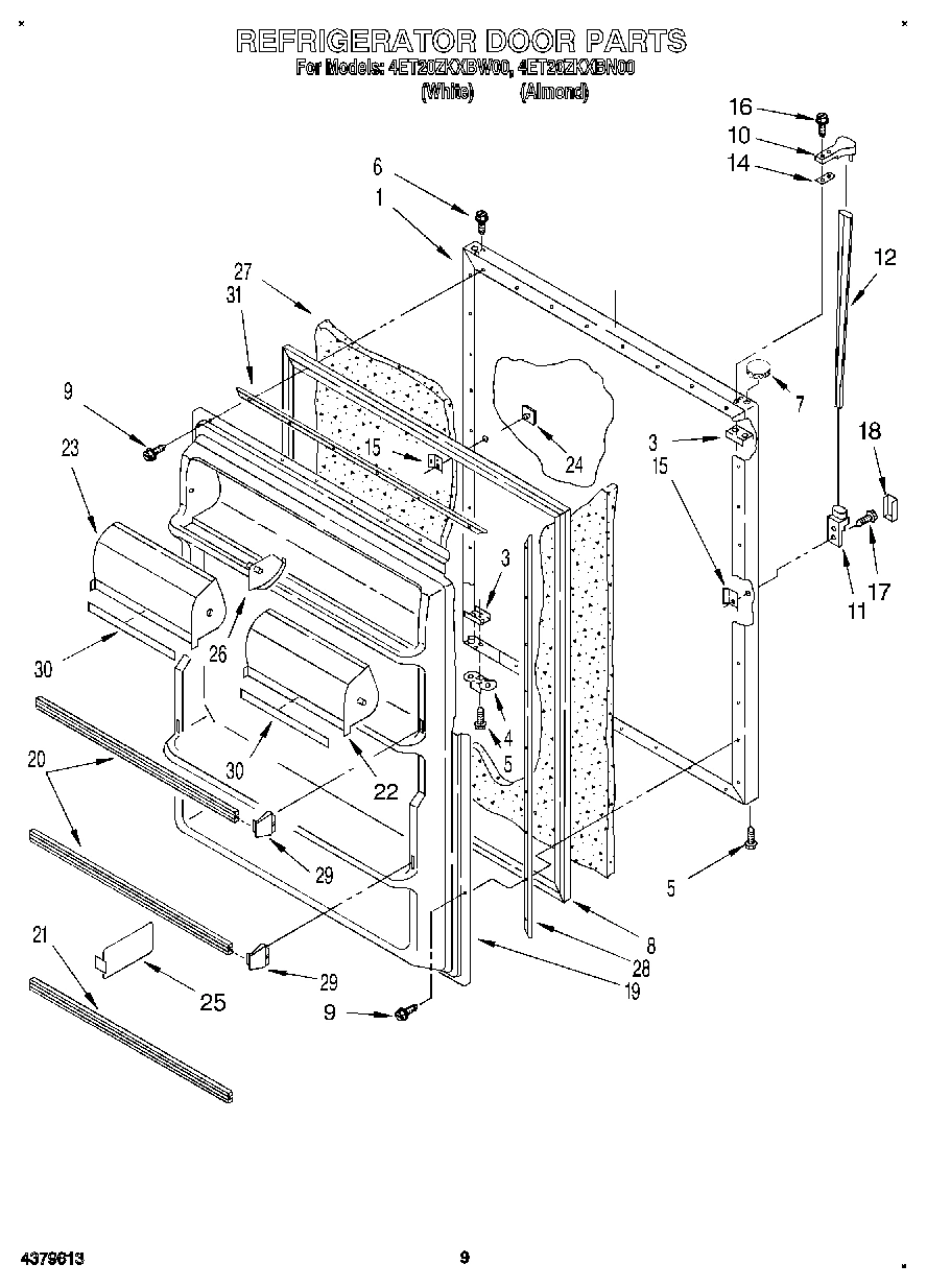 07 - REFRIGERATOR DOOR, LIT/OPTIONAL