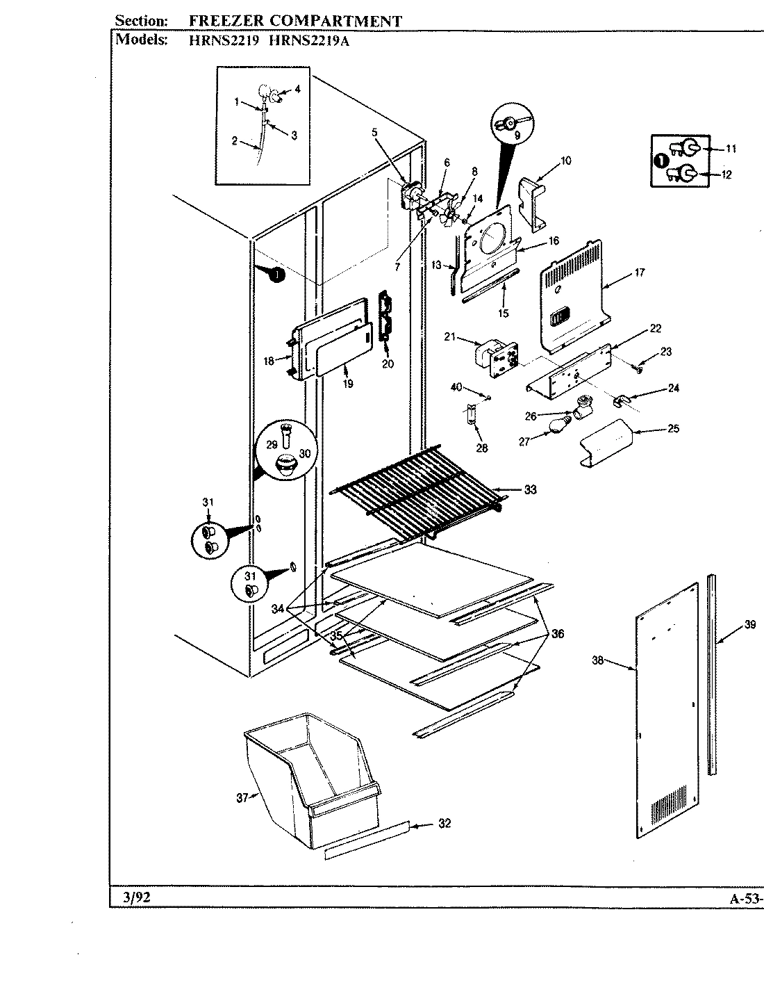 01 - FREEZER COMPARTMENT