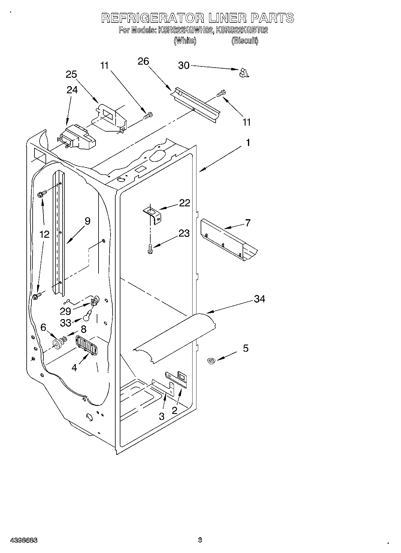 02 - REFRIGERATOR LINER