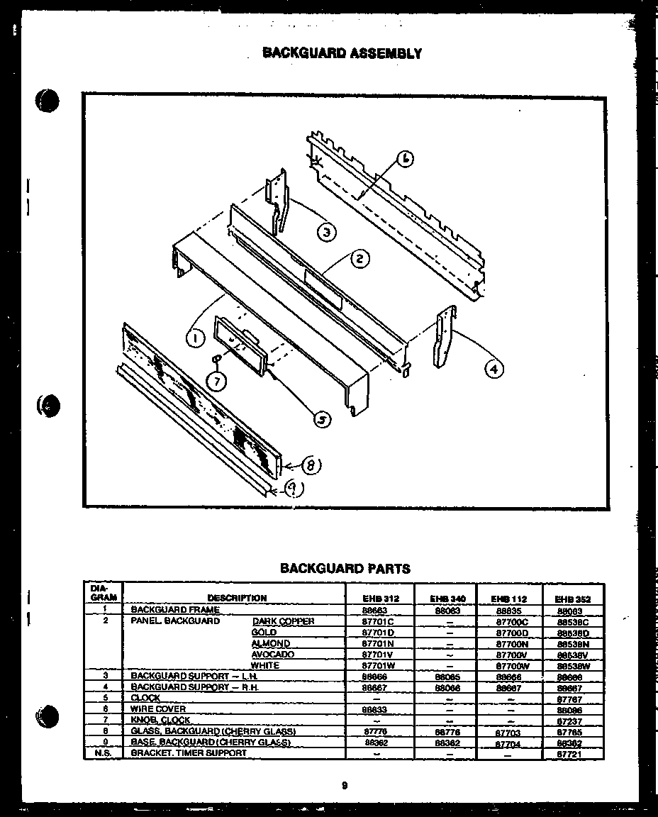 01 - BACKGUARD ASSY