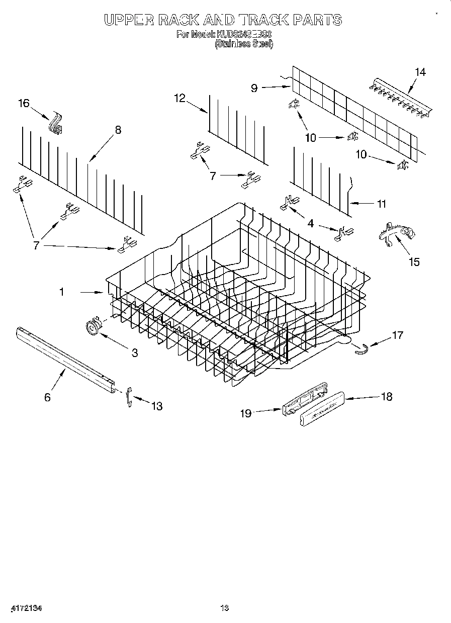 10 - UPPER RACK AND TRACK