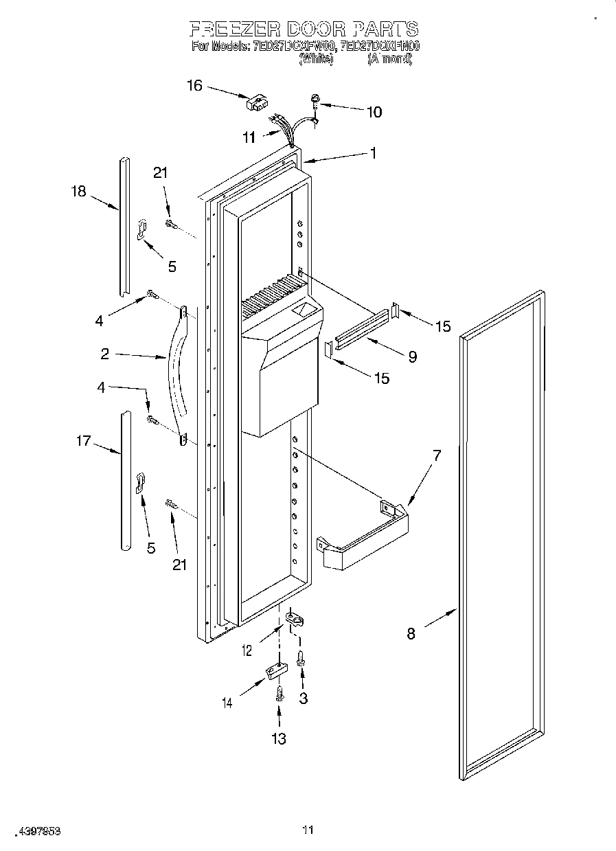 07 - FREEZER DOOR