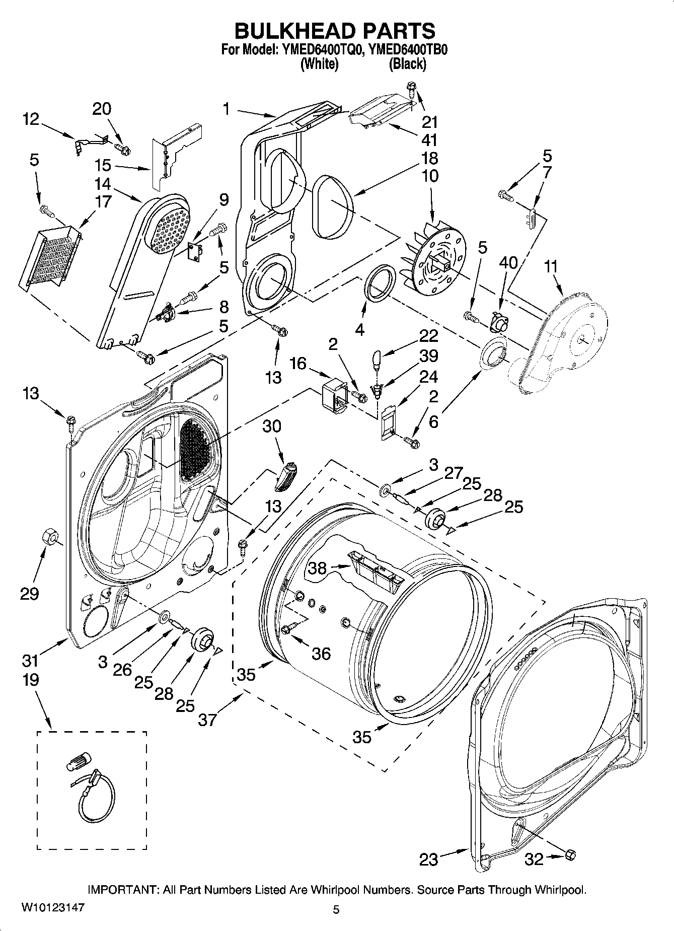 03 - BULKHEAD PARTS, OPTIONAL PARTS (NOT INCLUDED)