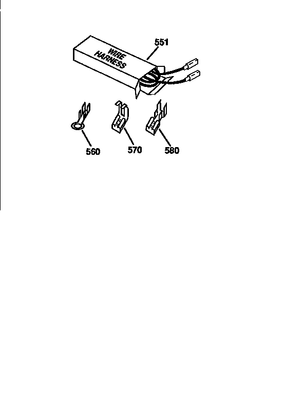 WIRE HARNESS AND COMPONENTS