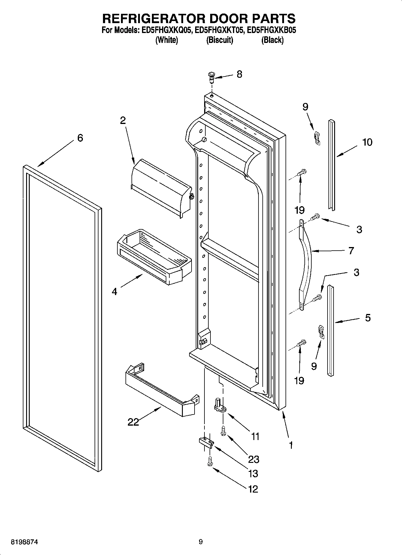 06 - REFRIGERATOR DOOR PARTS