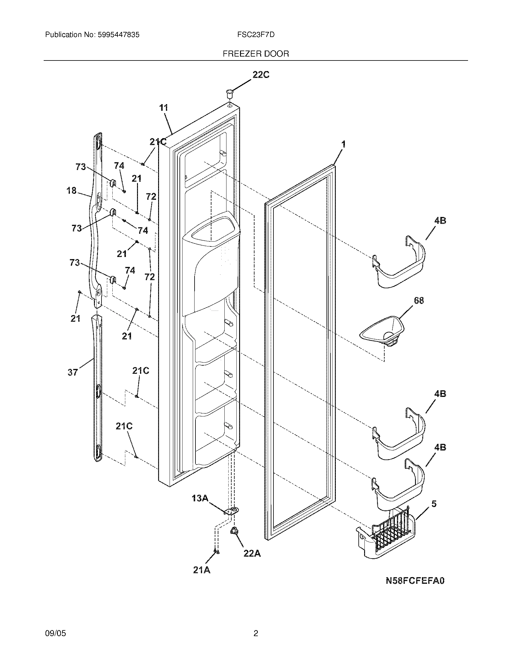 03 - FREEZER DOOR