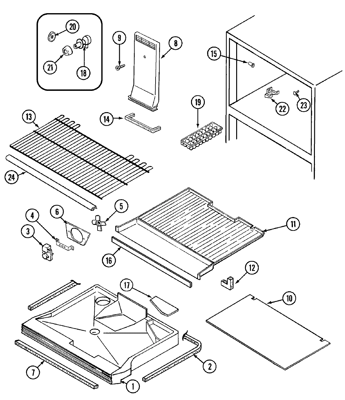01 - FREEZER COMPARTMENT