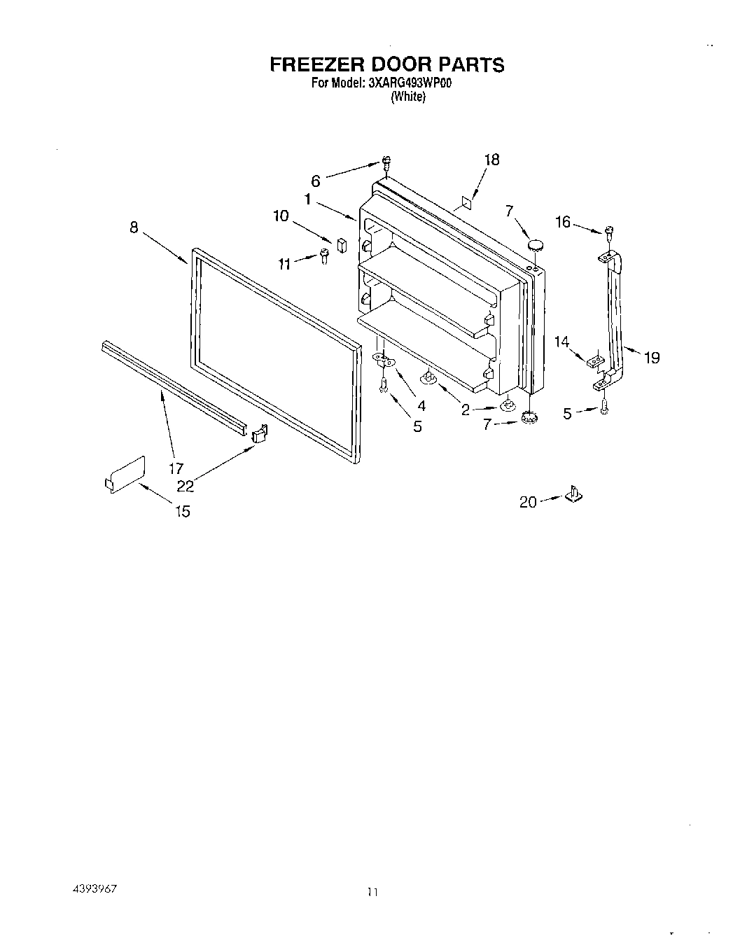 06 - FREEZER DOOR, LIT/OPTIONAL