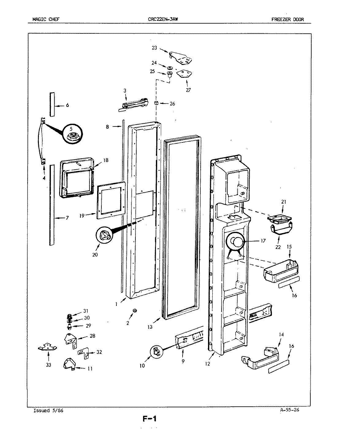 02 - FREEZER DOOR