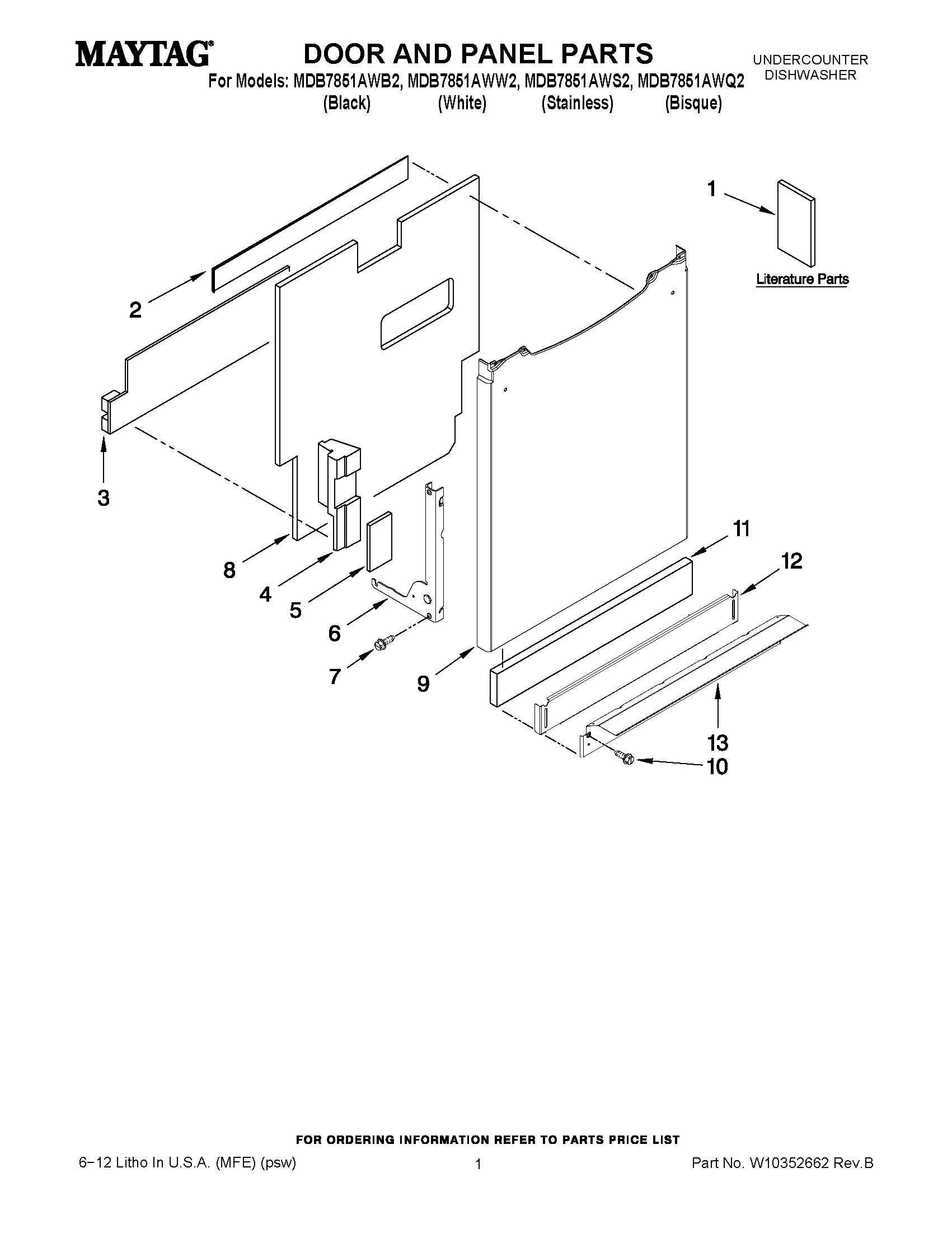 01 - DOOR AND PANEL PARTS