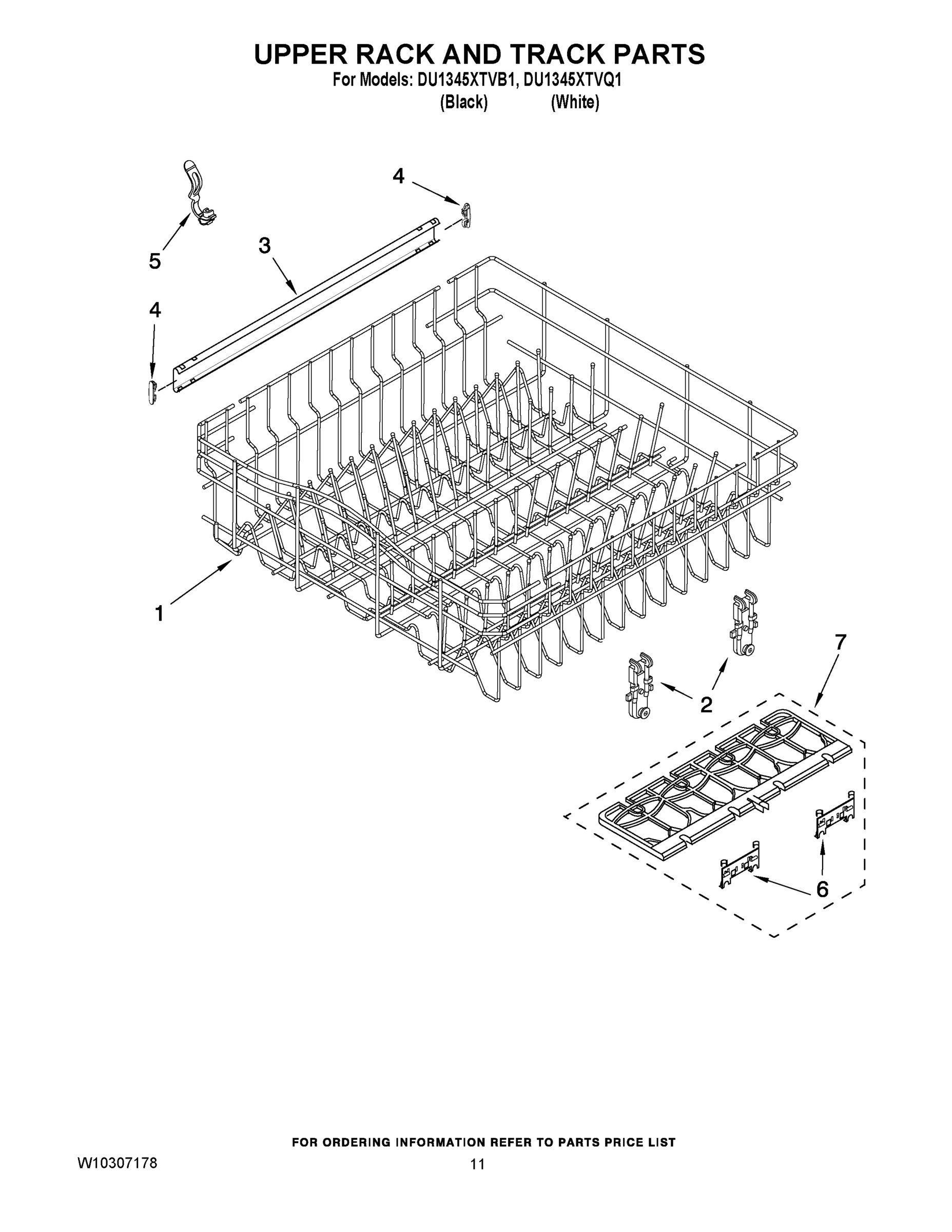 09 - UPPER RACK AND TRACK PARTS