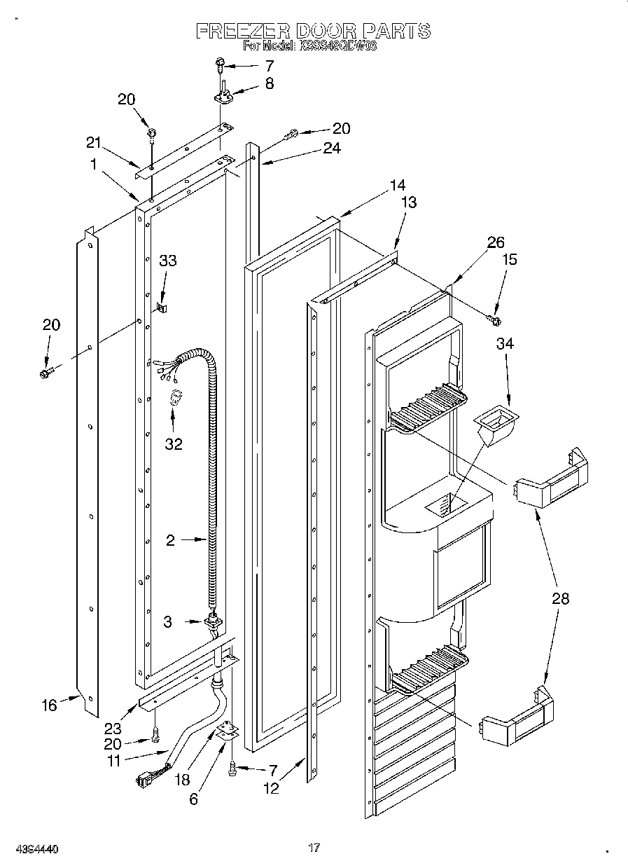 12 - FREEZER DOOR