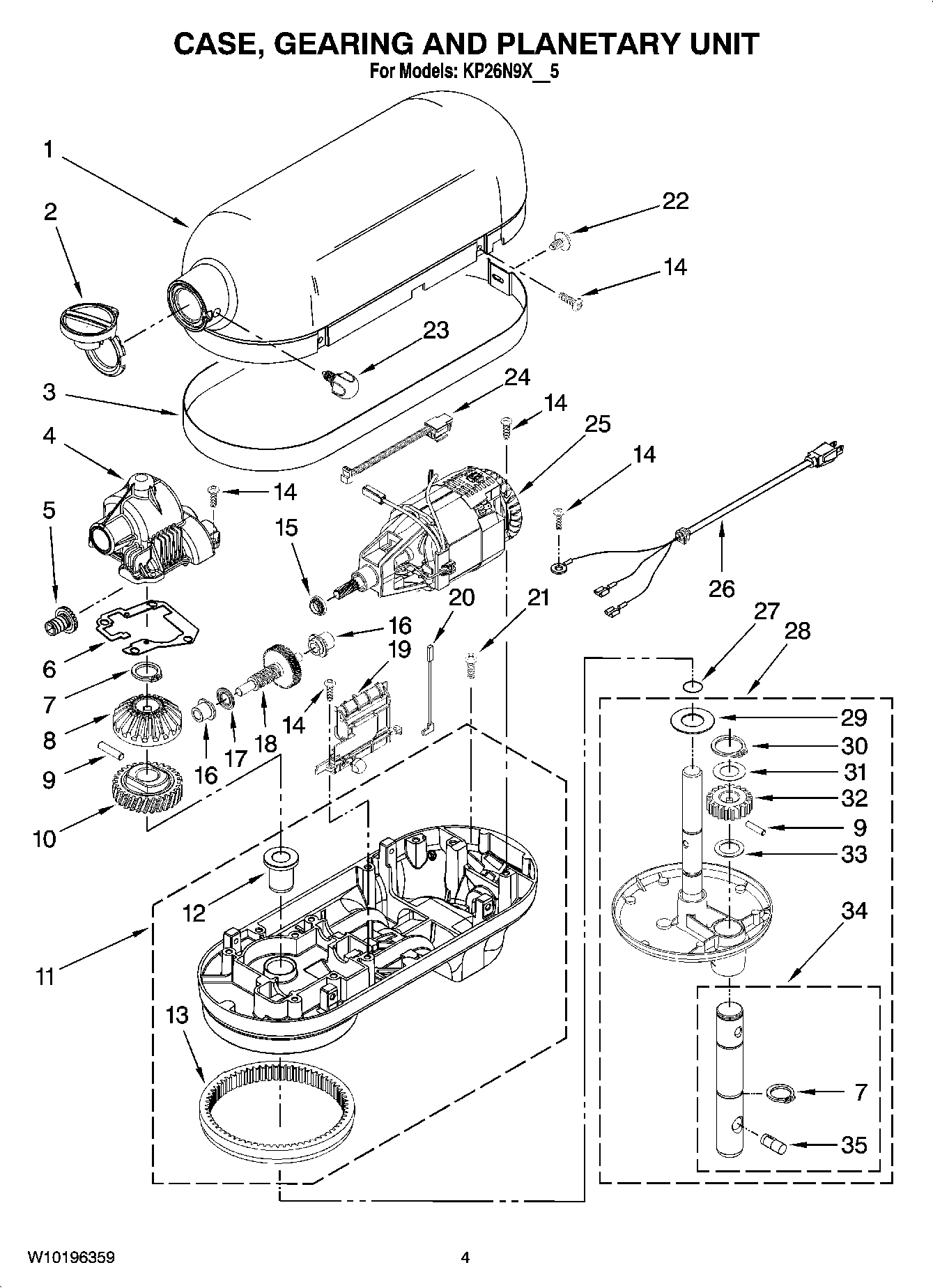 02 - CASE, GEARING AND PLANETARY UNIT