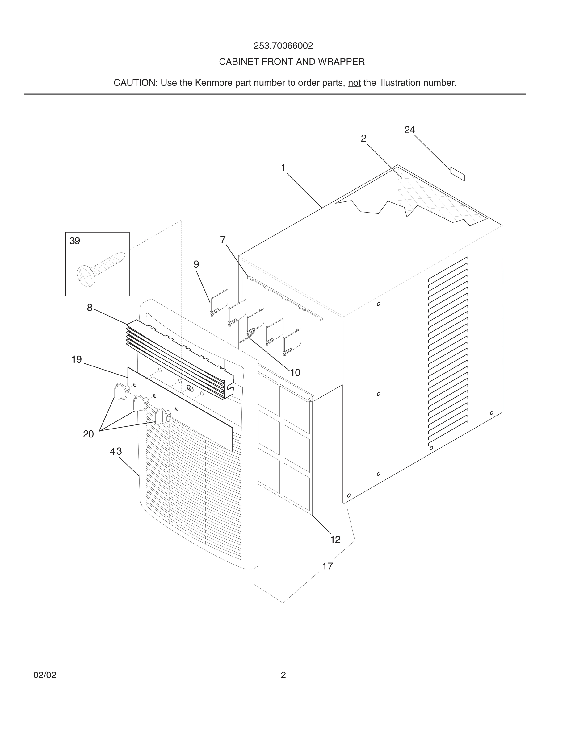 03 - CABINET FRONT AND WRAPPER