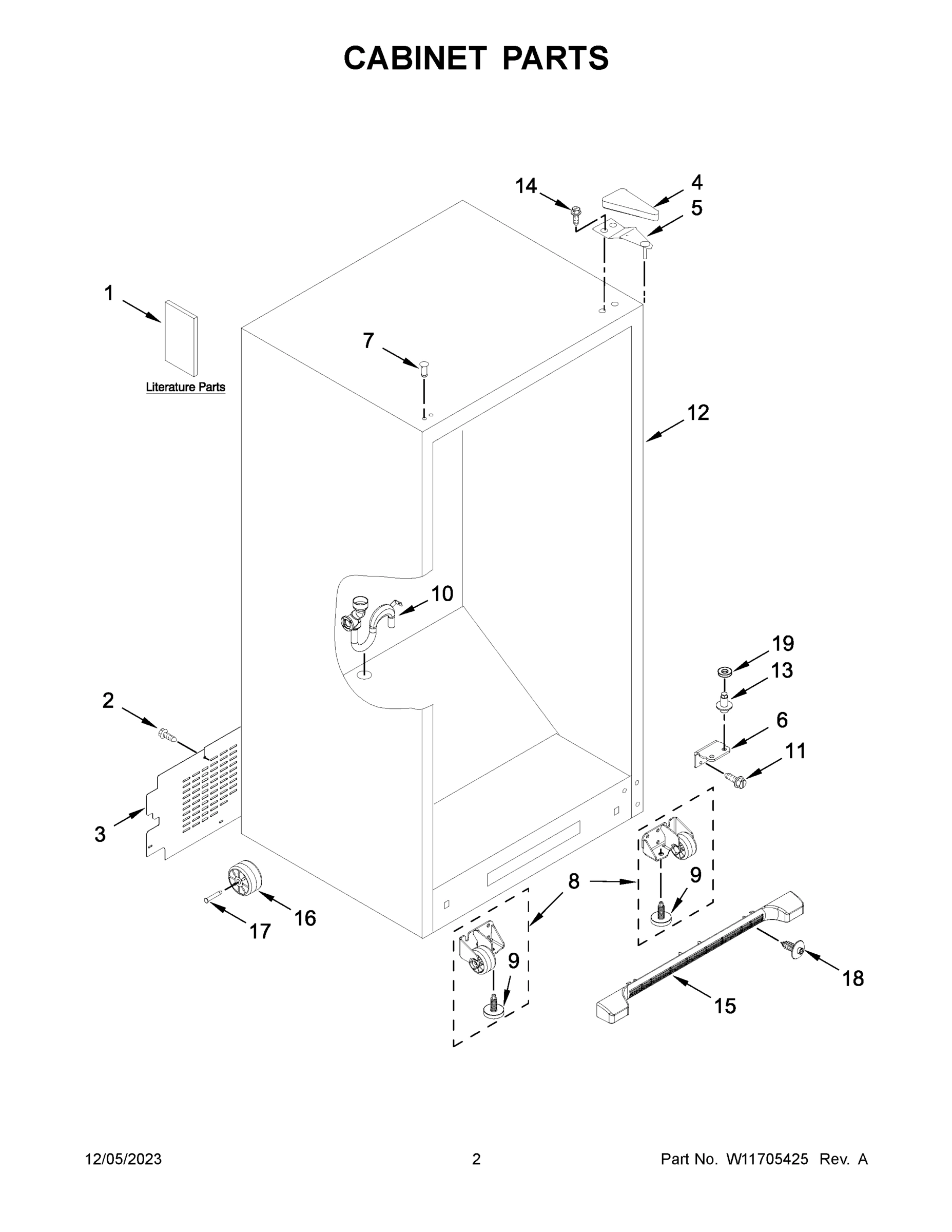 02 - CABINET PARTS
