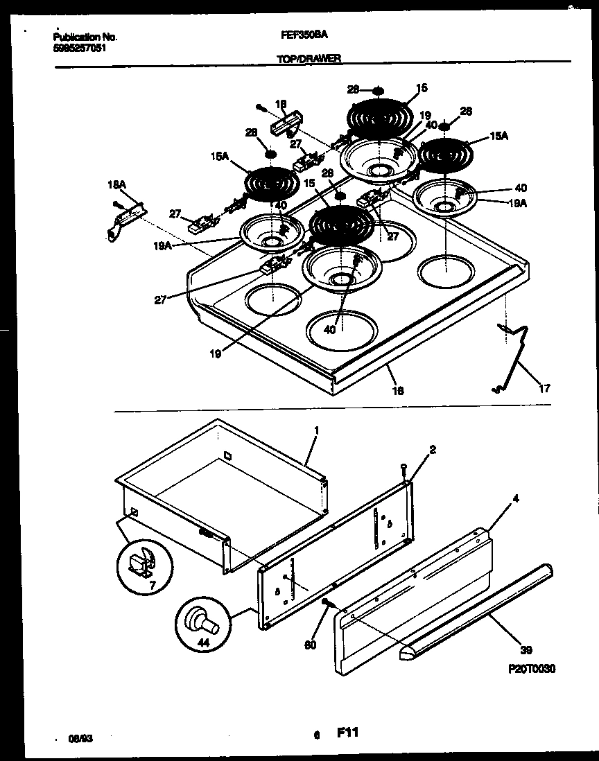 04 - COOKTOP AND DRAWER PARTS