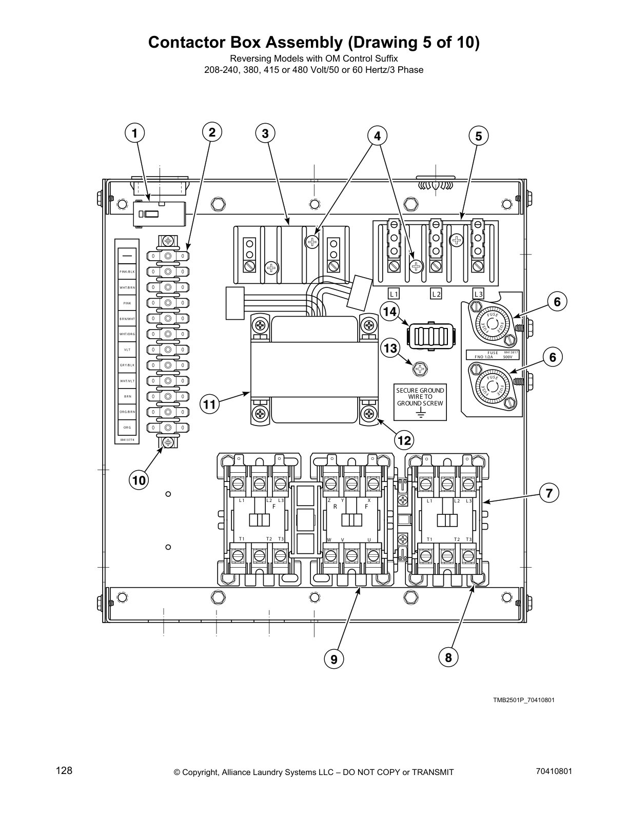 Contactor Box Assembly (Drawing 5 of 10)