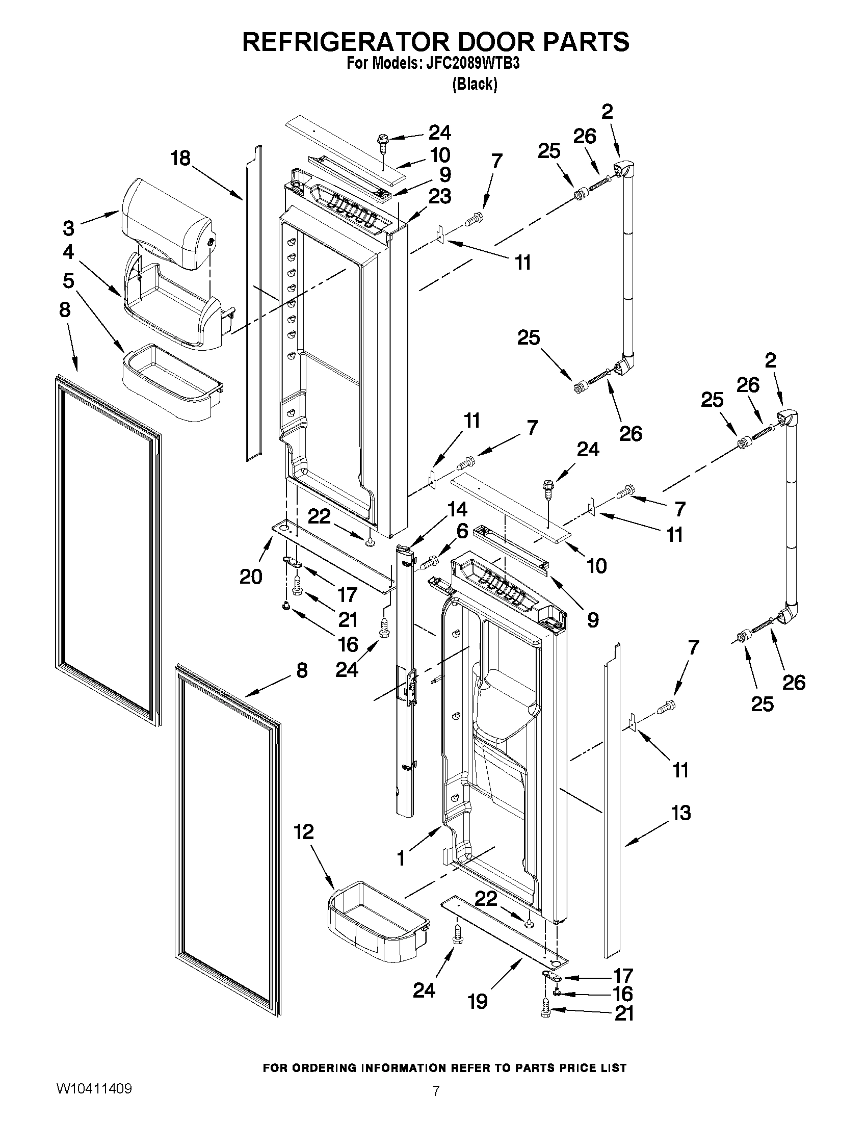 04 - REFRIGERATOR DOOR PARTS