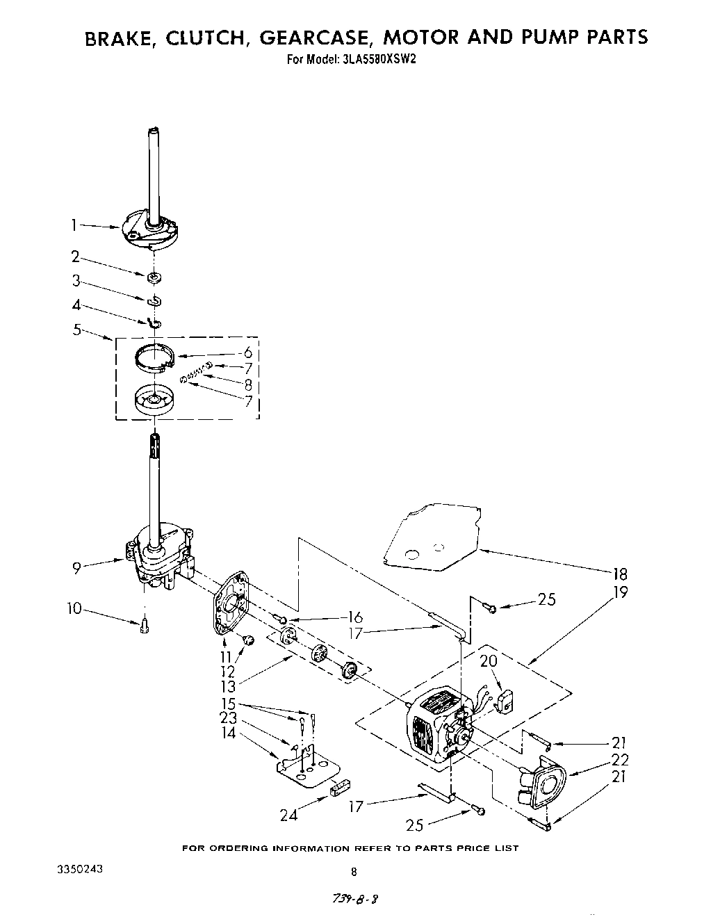 06 - BRAKE, CLUTCH, GEARCASE, MOTOR AND PUMP