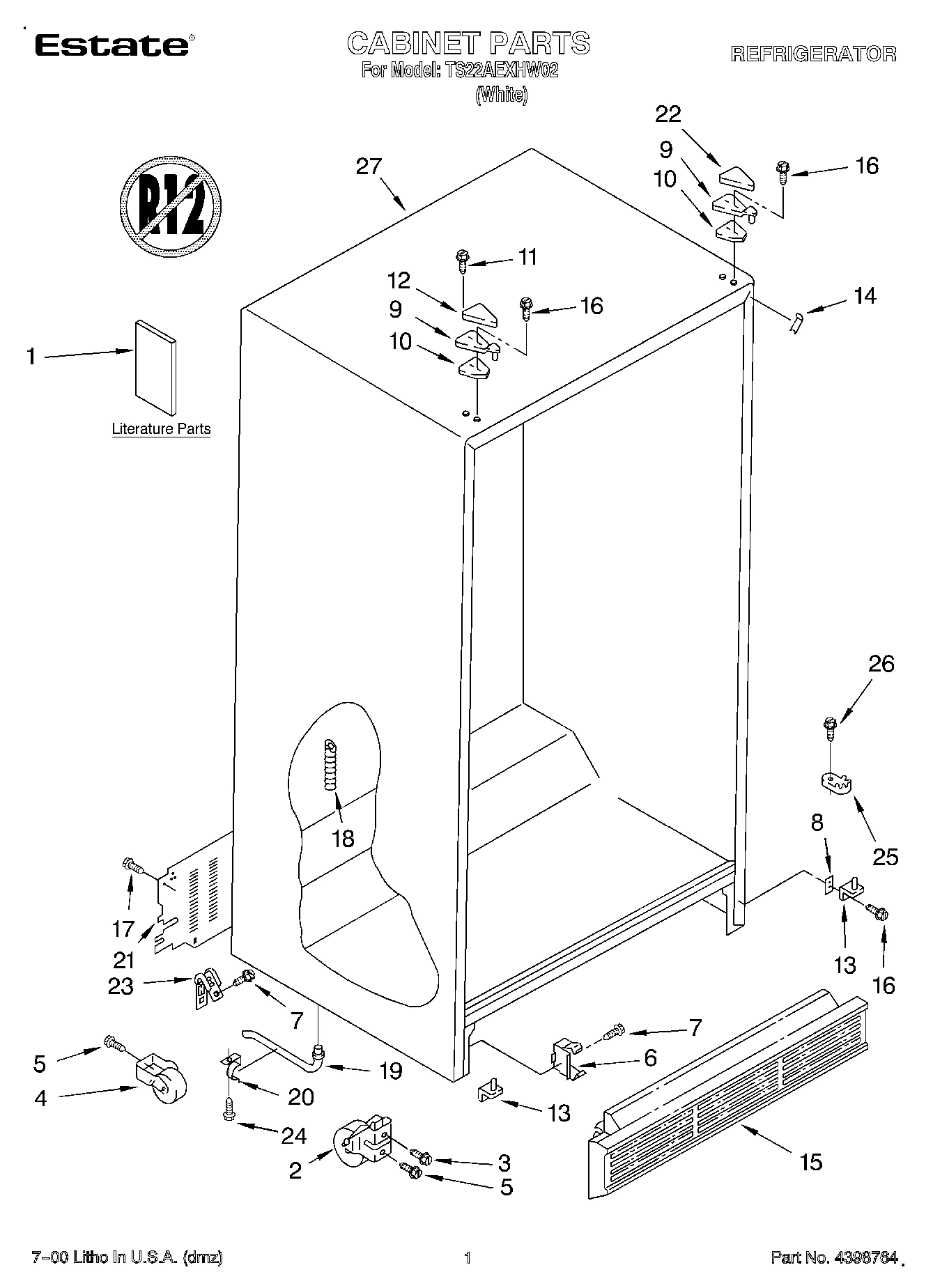 01 - CABINET, LITERATURE