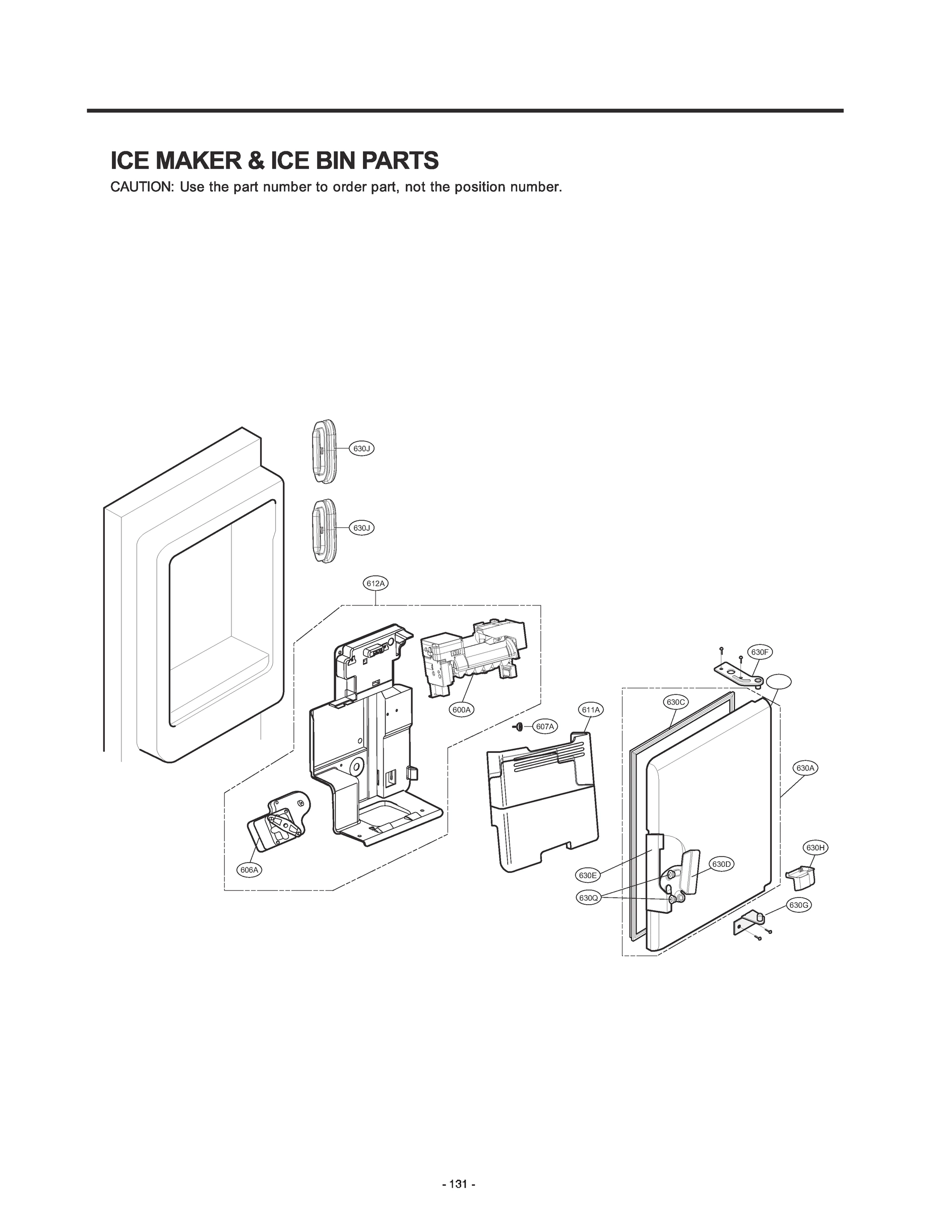 ICEMAKER & ICE BIN PARTS