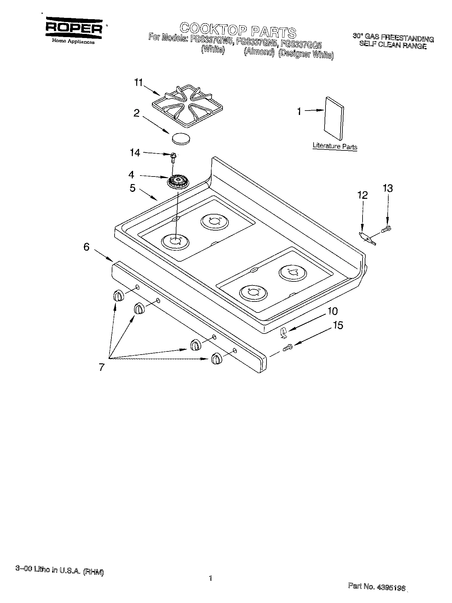 01 - COOKTOP, LITERATURE