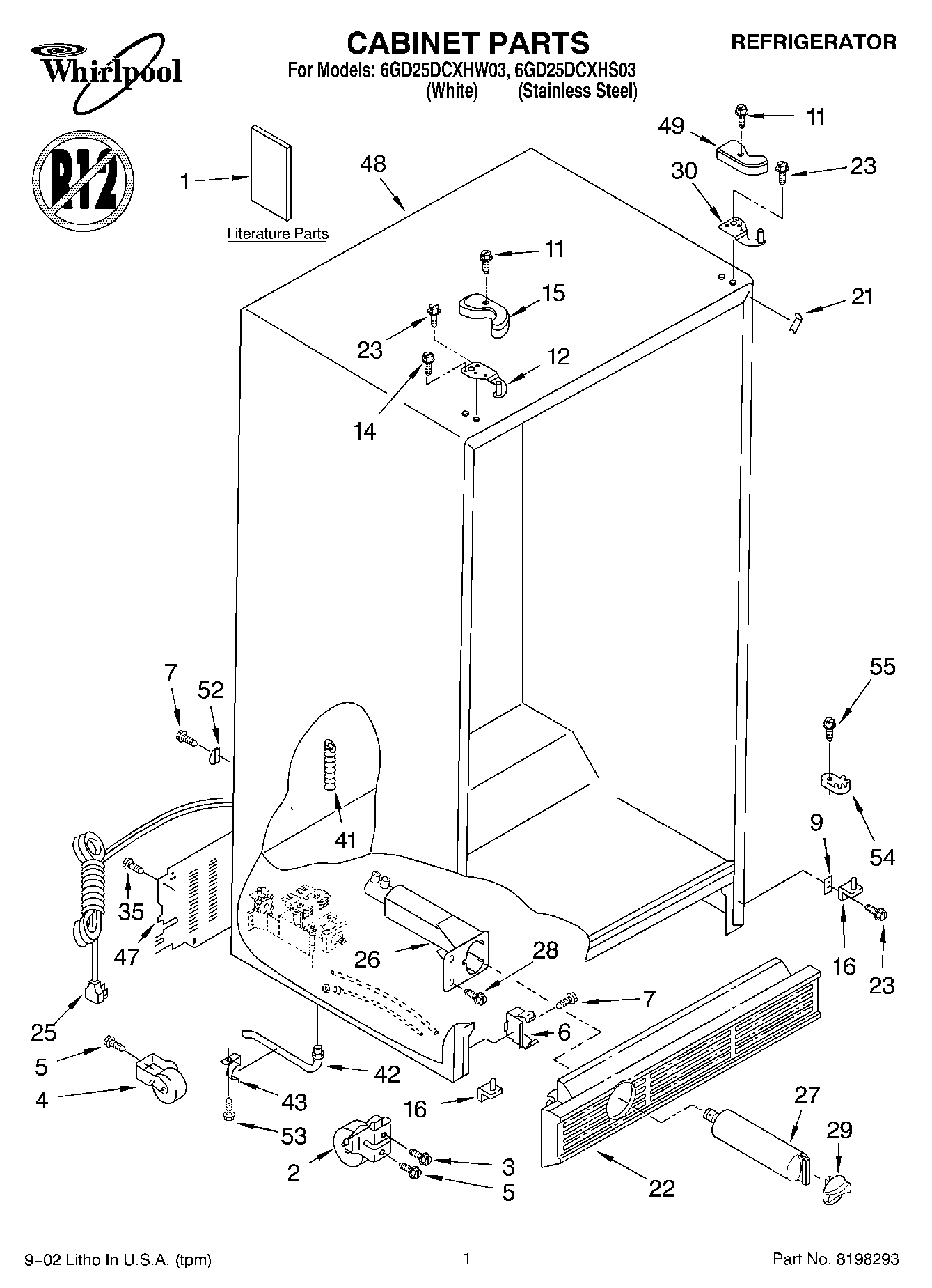 01 - CABINET, LITERATURE
