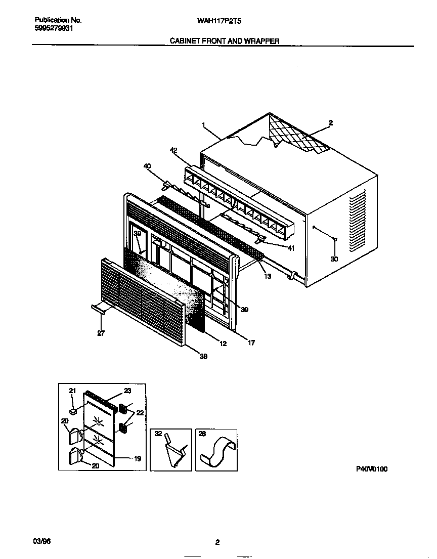 02 - CABINET FRONT AND WRAPPER