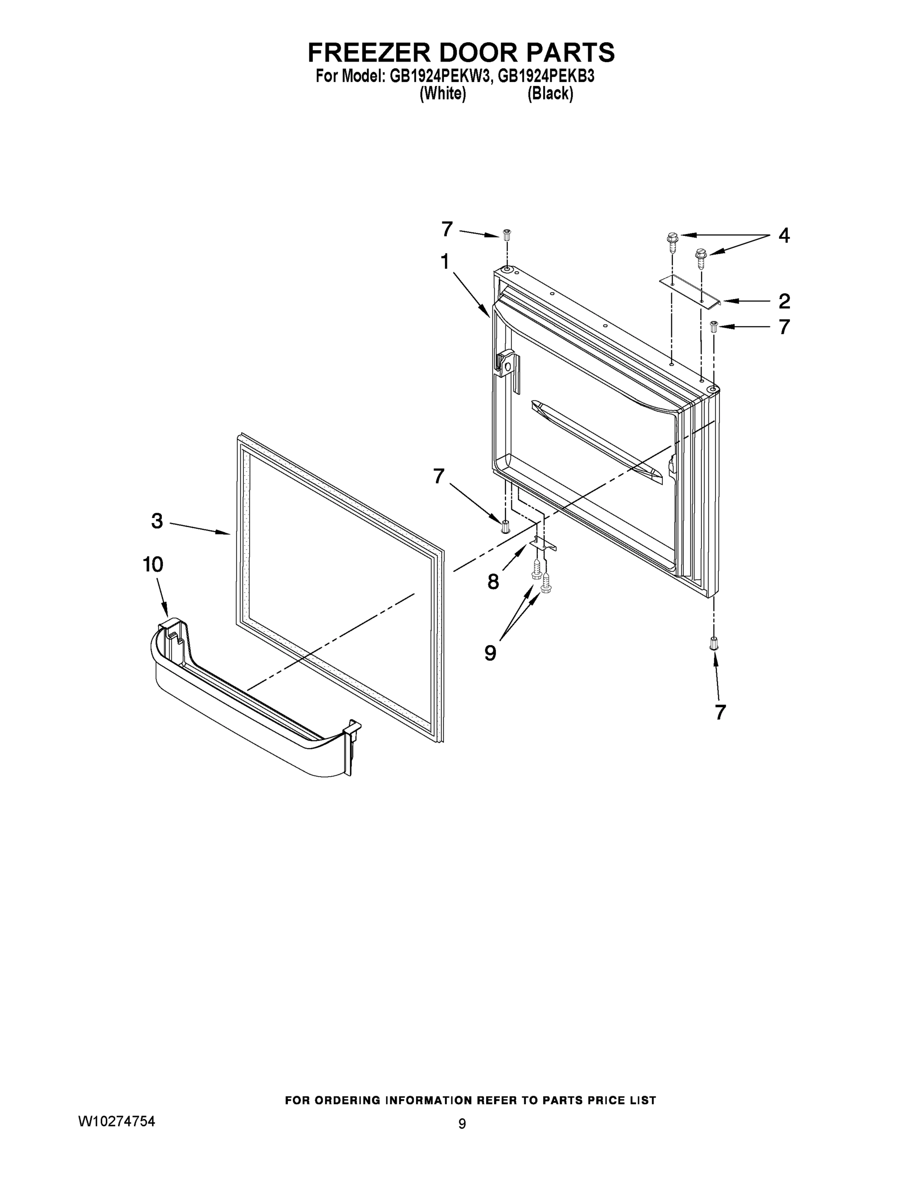 05 - FREEZER DOOR PARTS