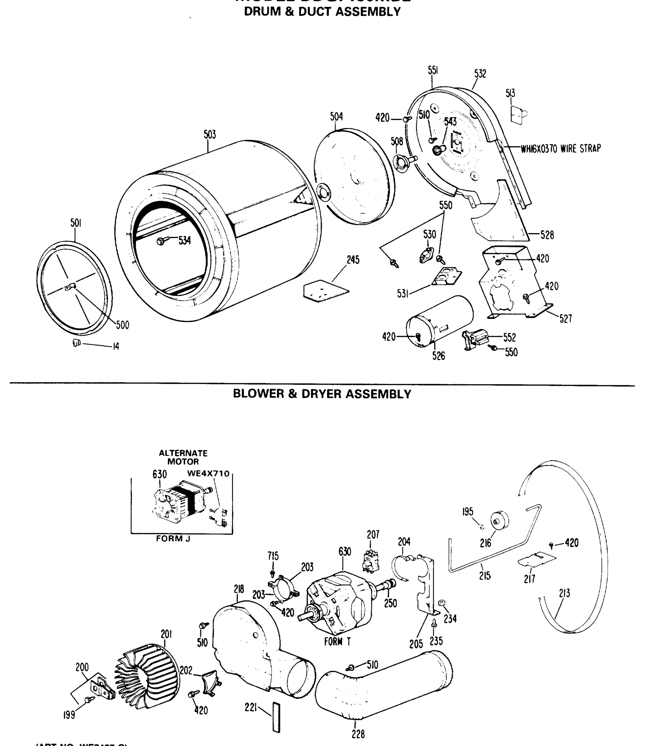 DRUM & DUCT ASSEMBLY