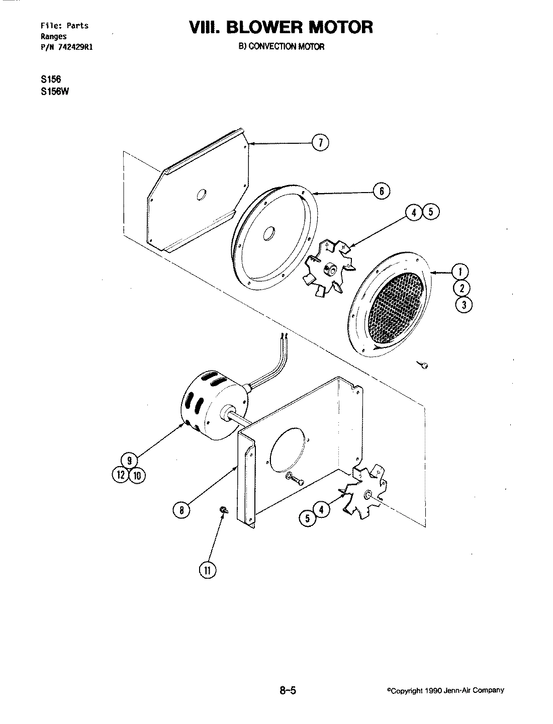 04 - BLOWER MOTOR-CONVECTION (S156B-C)